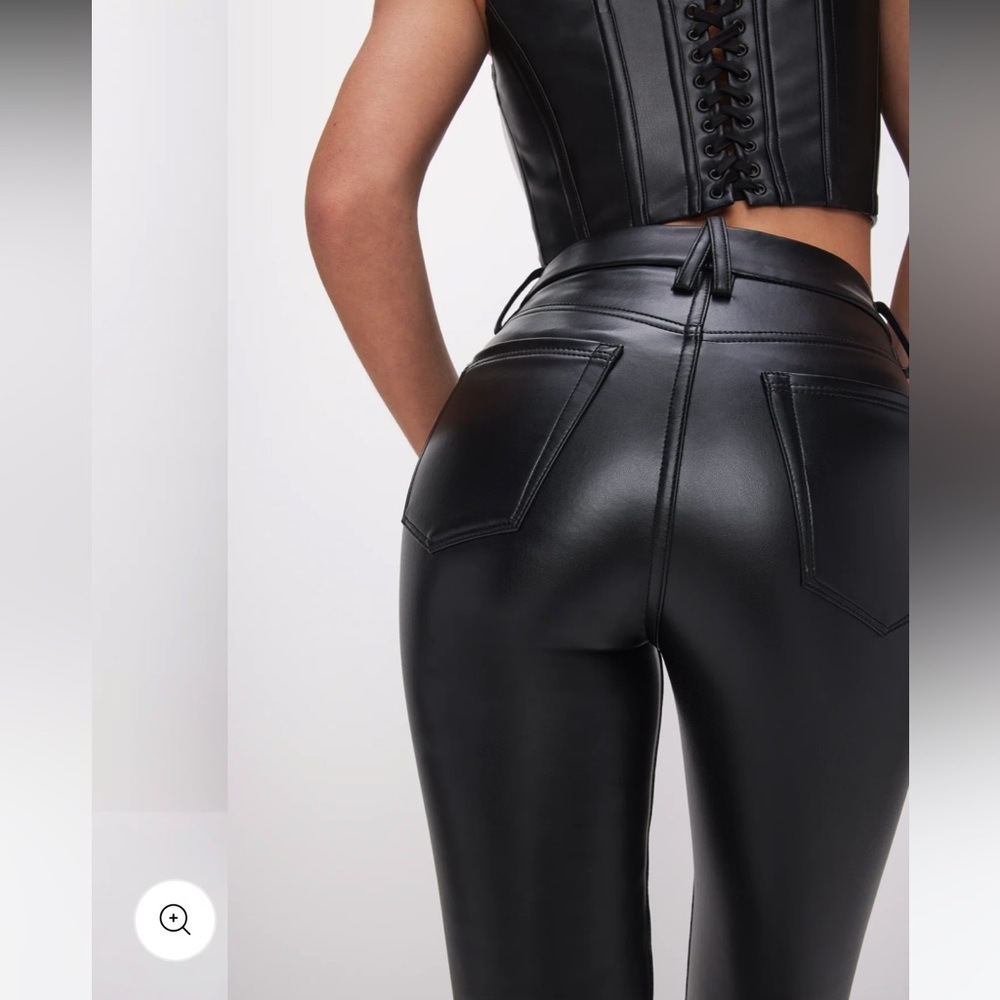 Good American micro boot leather pants - Picture 5 of 5